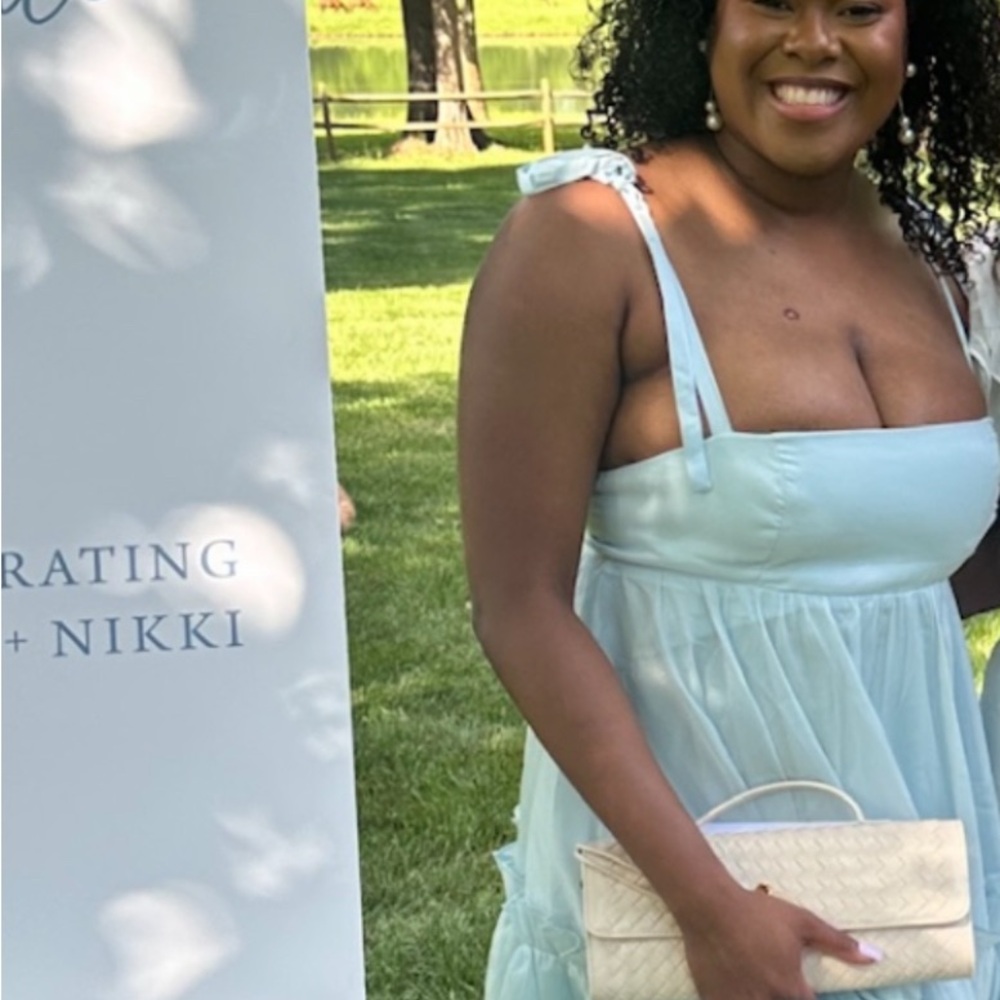 Selfie Leslie Light Blue Mini Dress - Picture 3 of 3